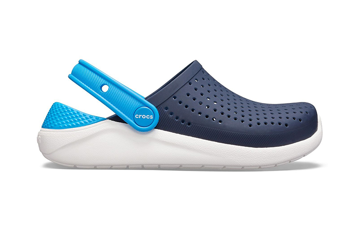 Order (Preschool) Crocs LiteRide Casual Blue Sandals 205964-462