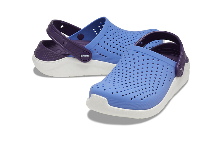 Shop (Preschool) Crocs LiteRide Clog 'Blue Purple' 205964-4SF