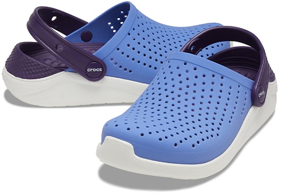 (PS) Crocs LiteRide 洞洞鞋 '蓝紫色' 205964-4SF Shop (PS) Crocs LiteRide 洞洞鞋 '蓝紫色' 205964-4SF