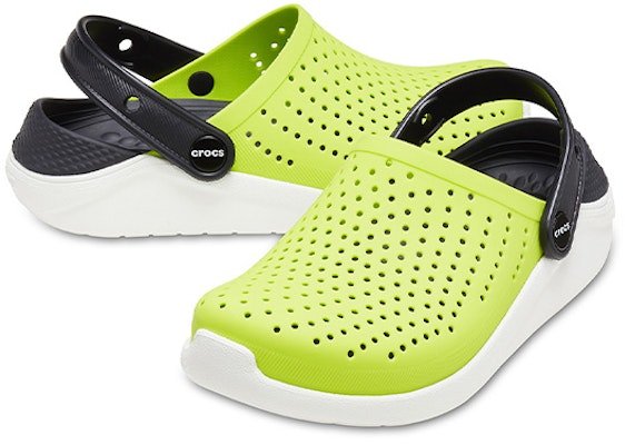 (Preschool) Crocs LiteRide Clog 'Green Black Colorblock' 205964-3T3 Shop (Preschool) Crocs LiteRide Clog 'Green Black Colorblock' 205964-3T3