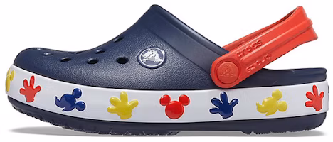(Preschool) Crocs Mickey Outdoor Flat Heel Sports Deep Blue Sandals 207077-410 (Preschool) Crocs Mickey Outdoor Flat Heel Sports Deep Blue Sandals 207077-410