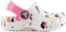 Lookbook (Preschool) Crocs Multi-Color Pattern Shoe White 207000-100