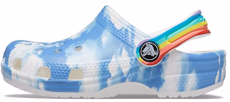 (Preschool) Crocs Outdoor Beach Sports Big Boys White Blue Tie Dye Sandals 'White Blue' 206818-100 (Preschool) Crocs Outdoor Beach Sports Big Boys White Blue Tie Dye Sandals 'White Blue' 206818-100