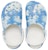 (PS) Crocs Sukan Pantai Kanak-Kanak Putih Biru Tie Dye 'White Blue' 206818-100