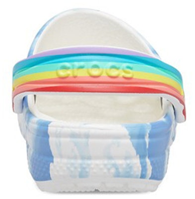 (Preschool) Crocs Outdoor Beach Sports Big Boys White Blue Tie Dye Sandals 'White Blue' 206818-100 Details for (Preschool) Crocs Outdoor Beach Sports Big Boys White Blue Tie Dye Sandals 'White Blue' 206818-100