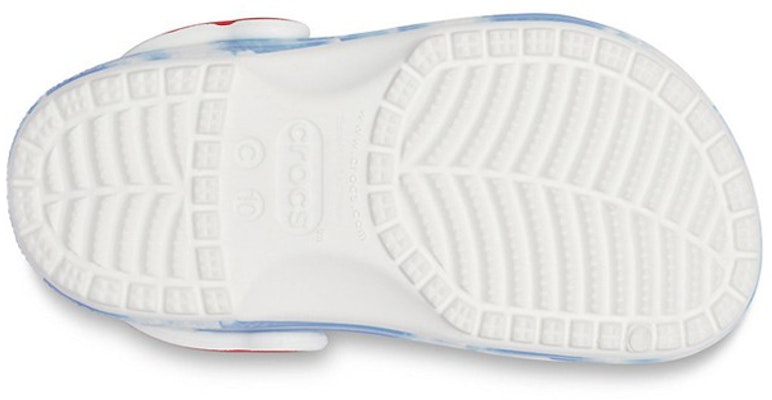 (Preschool) Crocs Outdoor Beach Sports Big Boys White Blue Tie Dye Sandals 'White Blue' 206818-100 Sizing (Preschool) Crocs Outdoor Beach Sports Big Boys White Blue Tie Dye Sandals 'White Blue' 206818-100
