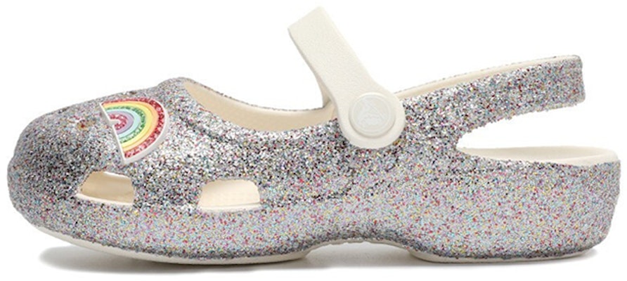 (Preschool) Crocs Outdoor Flat Heel Shiny Sports Silver Sandals 206370-93R Buy (Preschool) Crocs Outdoor Flat Heel Shiny Sports Silver Sandals 206370-93R