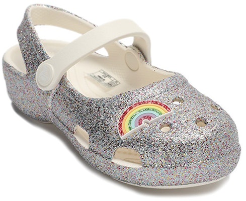 (Preschool) Crocs Outdoor Flat Heel Shiny Sports Silver Sandals 206370-93R Lookbook (Preschool) Crocs Outdoor Flat Heel Shiny Sports Silver Sandals 206370-93R