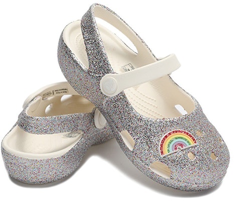 (Preschool) Crocs Outdoor Flat Heel Shiny Sports Silver Sandals 206370-93R Shop (Preschool) Crocs Outdoor Flat Heel Shiny Sports Silver Sandals 206370-93R
