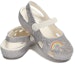 Shop (PS) Sandal Crocs Sukan Perak Berkilat Tumit Rata Lelaki dan Wanita. 206370-93R