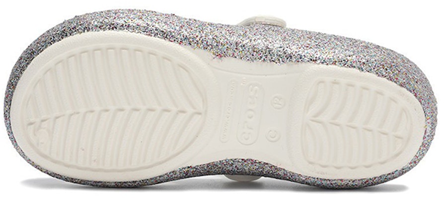 (Preschool) Crocs Outdoor Flat Heel Shiny Sports Silver Sandals 206370-93R Details for (Preschool) Crocs Outdoor Flat Heel Shiny Sports Silver Sandals 206370-93R