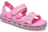 Lookbook (PS) 크록스 무지개 핑크 샌들 (Crocs Rainbow Pink Sandals) 206795-669