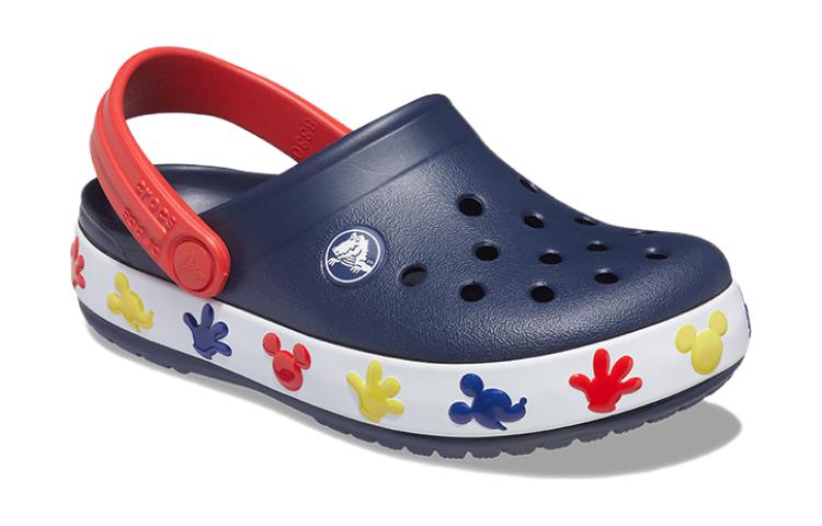 Lookbook 童趣 Crocs卡鹿琦 舒適百搭 透氣兒童涼鞋 深藍色