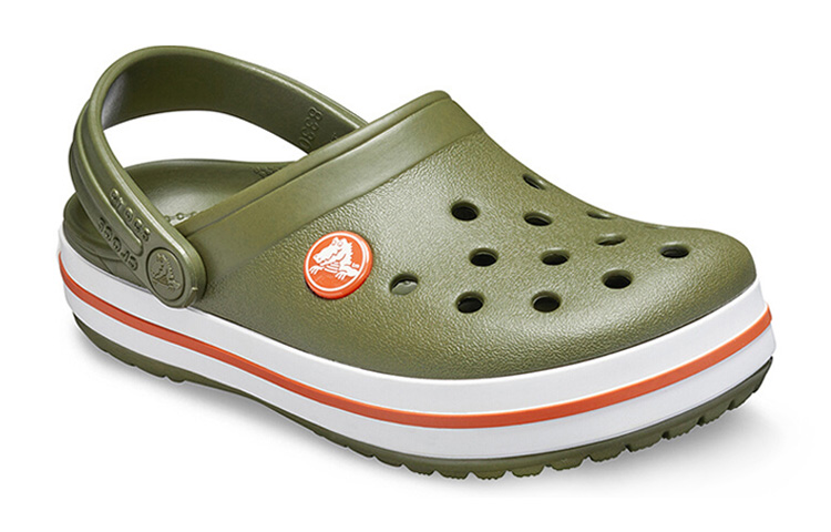Lookbook (Preschool) Crocs Small Crocs Army Sandals 204537-3TB