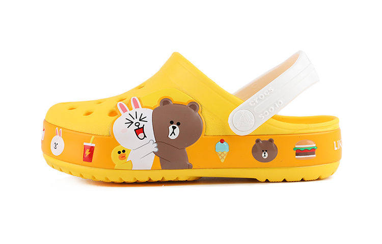 (Preschool) Crocs Small Crocs Beach Yellow Sandals 206028-730