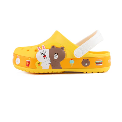 (PS) Crocs Small Crocs Beach Yellow Sandals