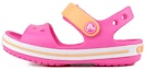 Buy (PS) Crocs Kecil Crocs Sukan Pantai Tumit Rata Sandal Pink Kuning 'Pink Kuning' 12856-6QZ