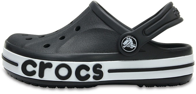 preschool-crocs-small-crocs-outdoor-flat-heel-beach-sports-black-white-sandals-black-white-205100-001