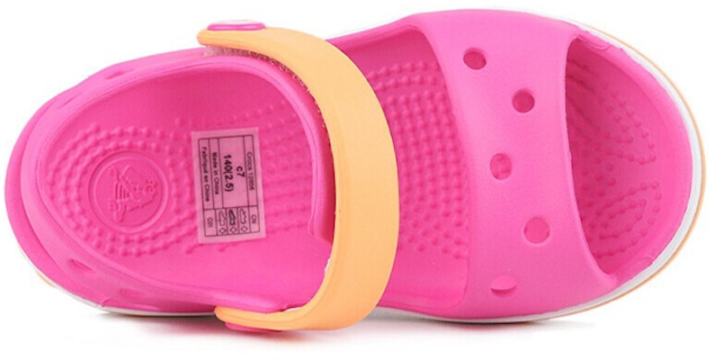 (Preschool) Crocs Small Crocs Outdoor Flat Heel Beach Sports Pink Yellow Sandals 'Pink Yellow' 12856-6QZ Shop (Preschool) Crocs Small Crocs Outdoor Flat Heel Beach Sports Pink Yellow Sandals 'Pink Yellow' 12856-6QZ