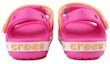 Purchase (PS) Crocs Kecil Crocs Sukan Pantai Tumit Rata Sandal Pink Kuning 'Pink Kuning' 12856-6QZ
