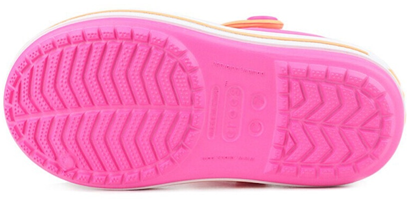 (Preschool) Crocs Small Crocs Outdoor Flat Heel Beach Sports Pink Yellow Sandals 'Pink Yellow' 12856-6QZ Details for (Preschool) Crocs Small Crocs Outdoor Flat Heel Beach Sports Pink Yellow Sandals 'Pink Yellow' 12856-6QZ