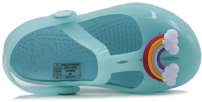兒童 Crocs 伊莎貝拉奇趣小凱樂鞋 戶外包頭平跟運動涼鞋 冰藍 Lookbook 兒童 Crocs 伊莎貝拉奇趣小凱樂鞋 戶外包頭平跟運動涼鞋 冰藍