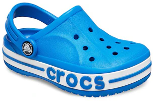 Lookbook 兒童 Crocs 貝雅海灘洞洞鞋 藍