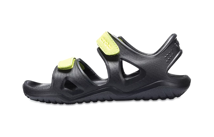 (Preschool) Crocs Swiftwater River Sandal 'Black' 204988-09W