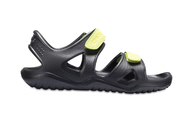 Order (Preschool) Crocs Swiftwater River Sandal 'Black' 204988-09W