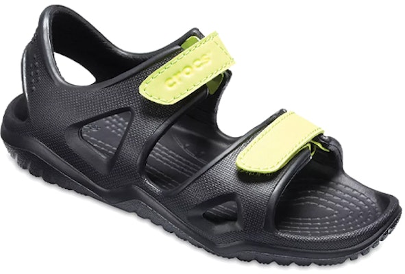(Preschool) Crocs Swiftwater River Sandal 'Black' 204988-09W Lookbook (Preschool) Crocs Swiftwater River Sandal 'Black' 204988-09W