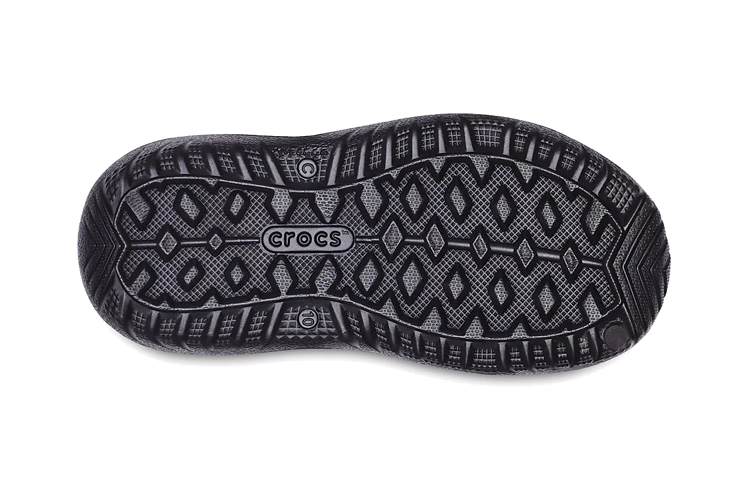 Sizing (Preschool) Crocs Swiftwater River Sandal 'Black' 204988-09W