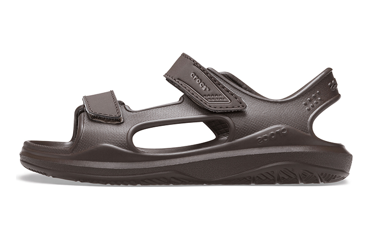 (Preschool) Crocs Swiftwater Sandal 'Brown Velcro' 206267-22Y