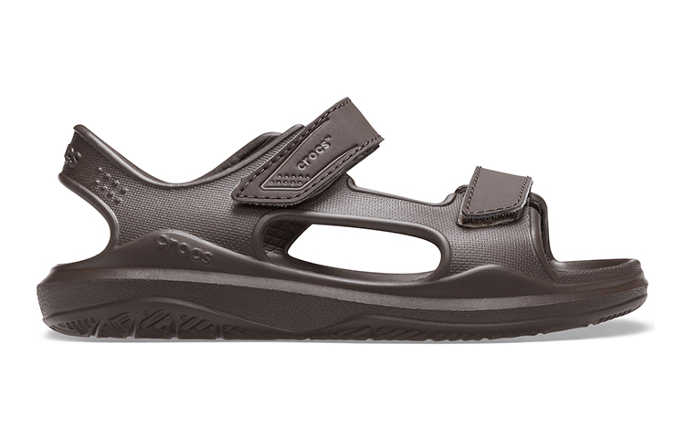 Order (Preschool) Crocs Swiftwater Sandal 'Brown Velcro' 206267-22Y