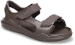 Lookbook (Preschool) Crocs Swiftwater Sandal 'Brown Velcro' 206267-22Y