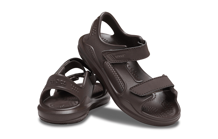 Shop (Preschool) Crocs Swiftwater Sandal 'Brown Velcro' 206267-22Y