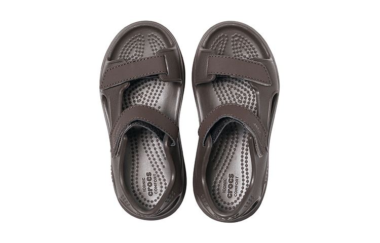 Purchase (Preschool) Crocs Swiftwater Sandal 'Brown Velcro' 206267-22Y
