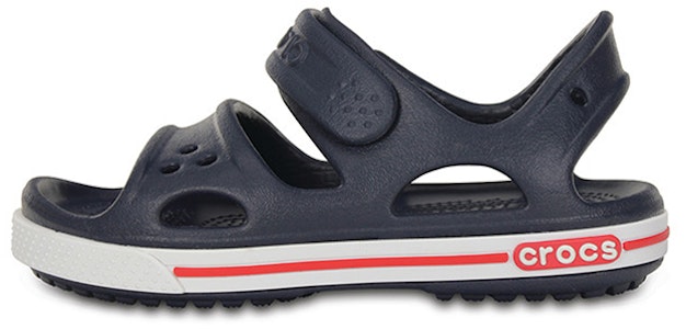 (PS) Crocs 魔术贴平底运动深蓝色凉鞋 14854-462 Buy (PS) Crocs 魔术贴平底运动深蓝色凉鞋 14854-462