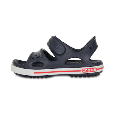 (PS) Crocs Velcro Flat Sports Deep Blue Sandals