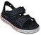 (PS) Sandal Crocs Velcro Sukan Biru Tua Rata 14854-462