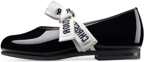 (Preschool) Dior Black 'Miss B Ballet Flats' 0SBS35SHOA_Y900 (Preschool) Dior Black 'Miss B Ballet Flats' 0SBS35SHOA_Y900