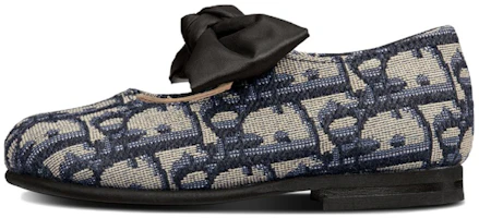 (Preschool) Dior Canvas 'Oblique Print - Beige Blue' 2WBS31SHOY_Y38I (Preschool) Dior Canvas 'Oblique Print - Beige Blue' 2WBS31SHOY_Y38I