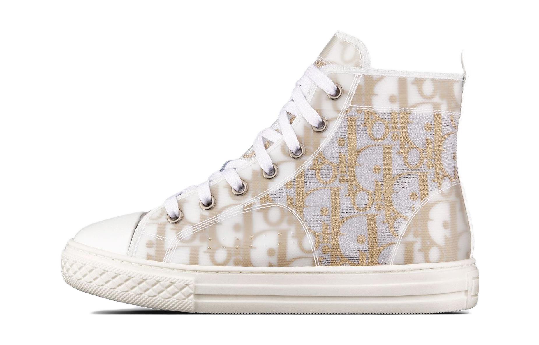 (Preschool) Dior High-Top Sneaker 'White Gold' 3WBS11SHOC_Y296