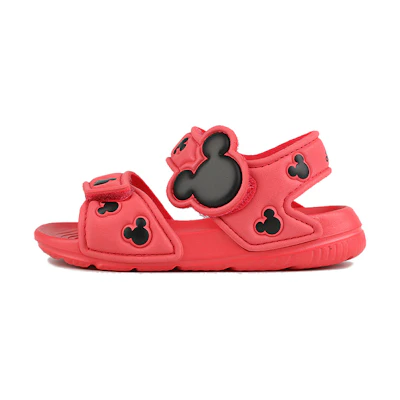 (TD) adidas Disney M&M AltaSwim I Casual Red Sandals 'Pink Black'