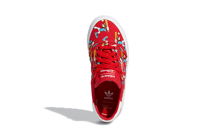 Purchase 中童 Disney/迪士尼 x adidas Originals 3MC Vulc 高飞聯名 低幫 兒童板鞋 紅白