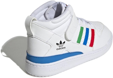 中童 Disney/迪士尼 x adidas originals Forum Mid 360 休閒 中筒 兒童板鞋 白藍 Shop 中童 Disney/迪士尼 x adidas originals Forum Mid 360 休閒 中筒 兒童板鞋 白藍