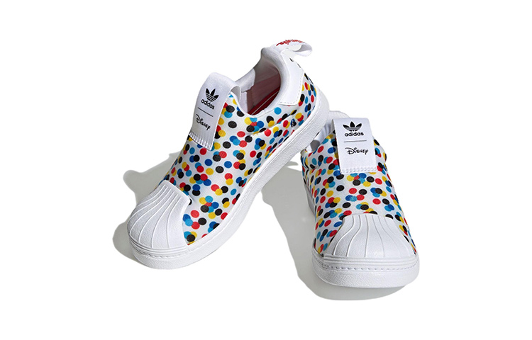 (PS) Disney adidas Superstar 360 Little Kid 'Mickey and Minnie Polka Dots' 圖 3