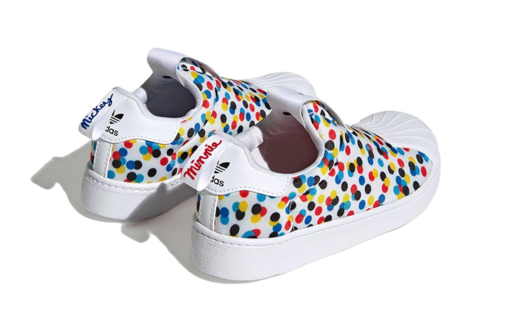 (PS) Disney adidas Superstar 360 Little Kid 'Mickey and Minnie Polka Dots' 圖 4