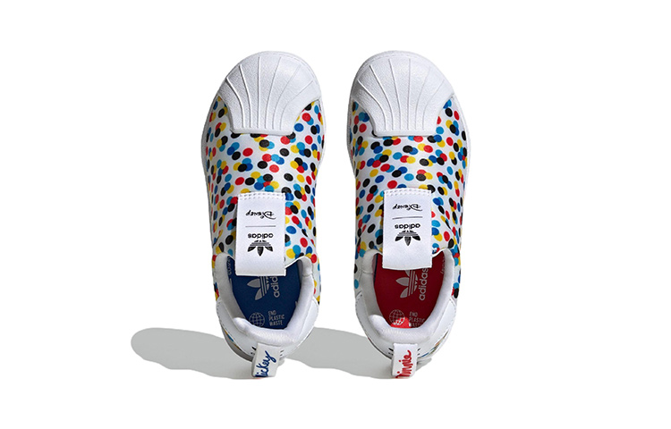 (PS) Disney adidas Superstar 360 Little Kid 'Mickey and Minnie Polka Dots' 圖 5