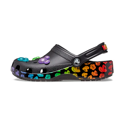 (PS) Disney Crocs Classic Clog 'Mickey Rainbow Celebration'