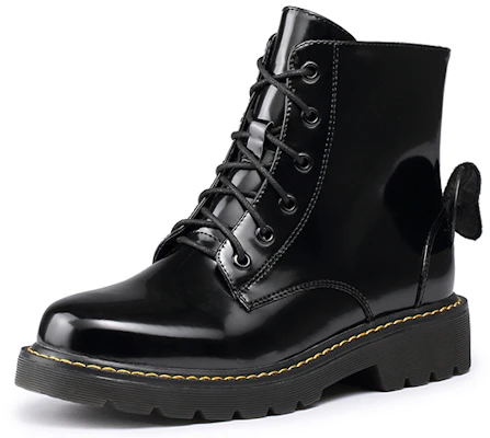 (Preschool) Disney x Dr. Martens Minnie Mouse 'Patent Black Embroidery' 20WDBL213-1600 Lookbook (Preschool) Disney x Dr. Martens Minnie Mouse 'Patent Black Embroidery' 20WDBL213-1600